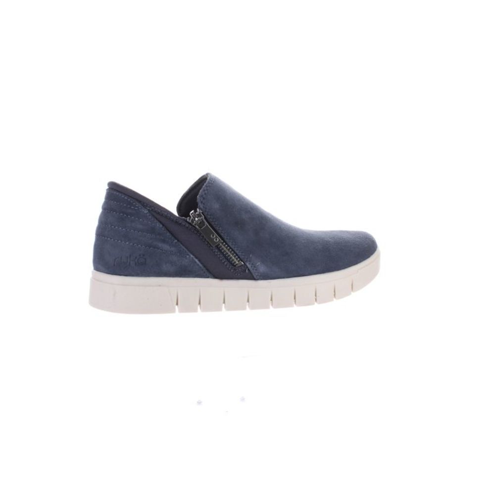Ryka Womens Hensley Zip Blue Ink Chelsea Boots Size 8.5 Medium (B, M)